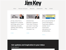 Tablet Screenshot of blog.jimkey.com